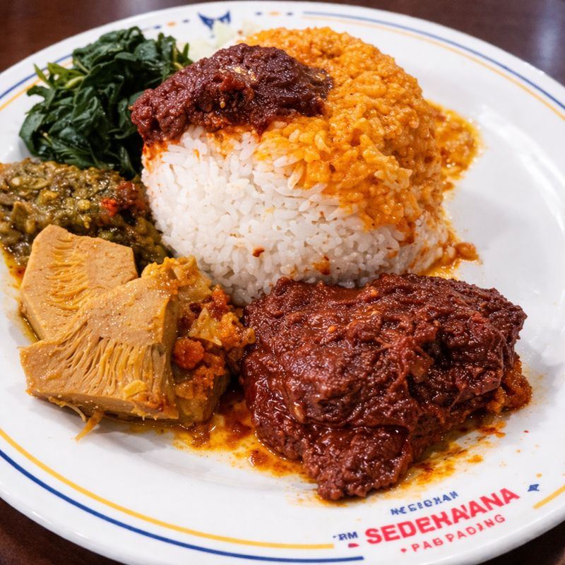 Foto Nasi Rendang
