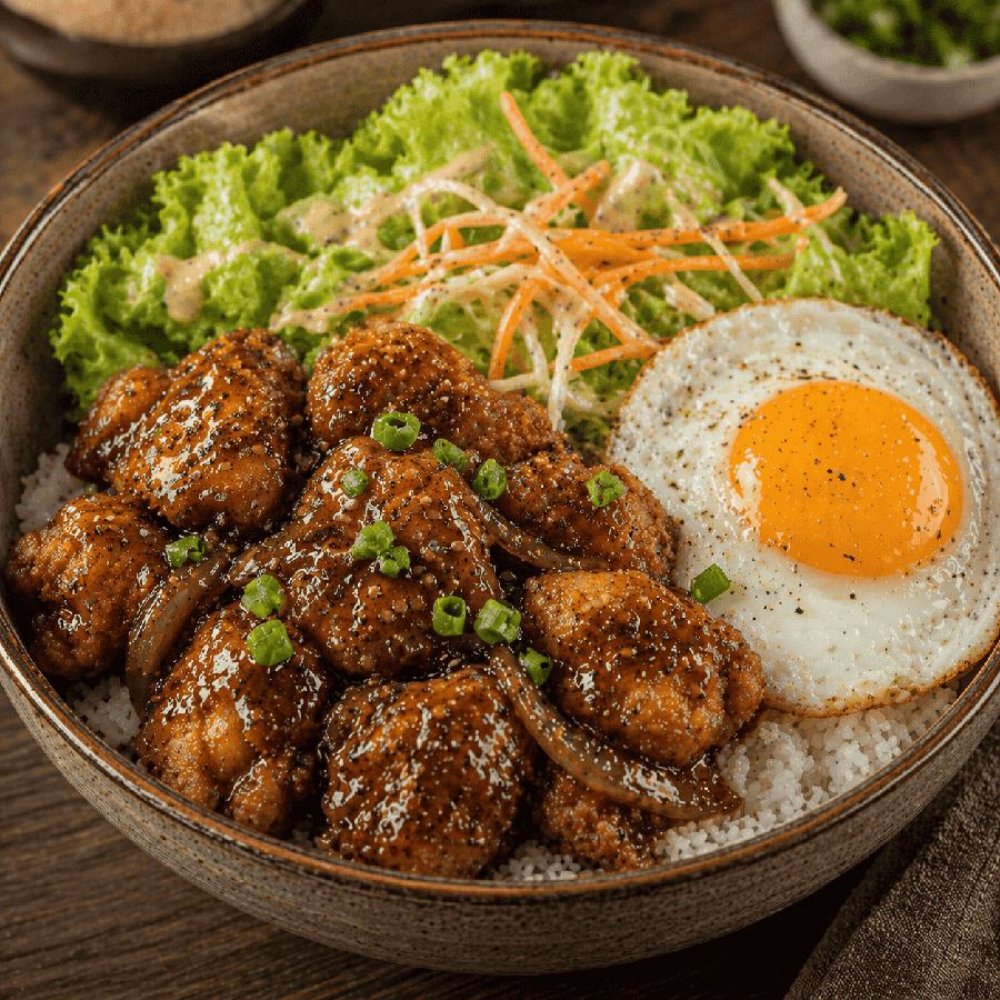 Foto Chicken Rice Bowl Blackpepper Rice Bowl Boss