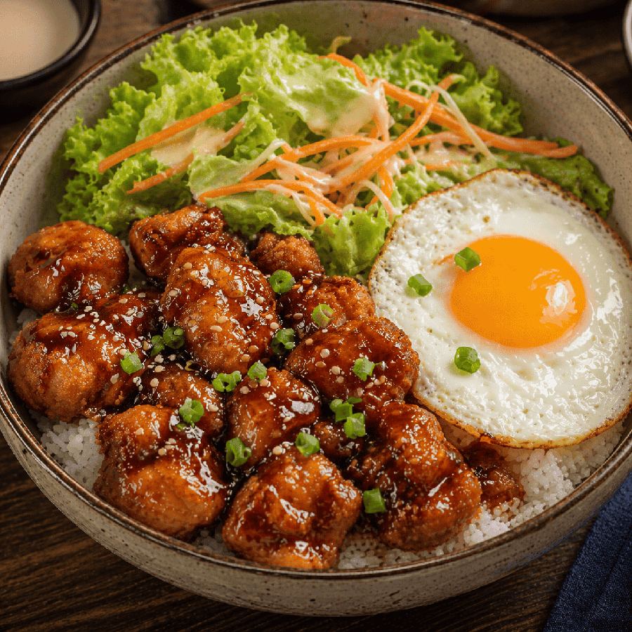 Foto Chicken Rice Bowl Teriyaki Rice Bowl Boss