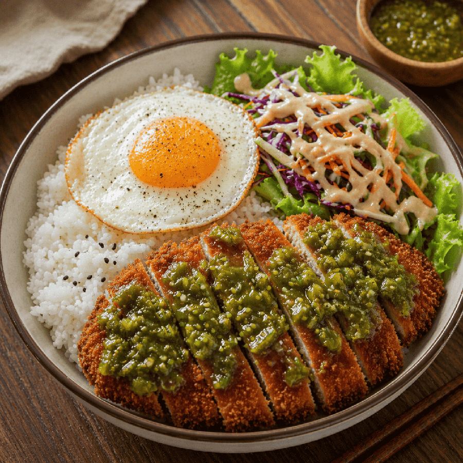 Foto Katsu Rice Bowl Cabe Hijau Rice Bowl Boss