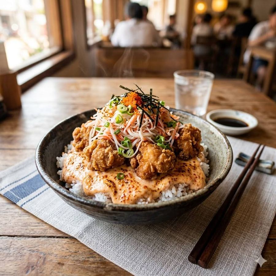 Foto Mentai Rice Kani Karage Rice Bowl Boss