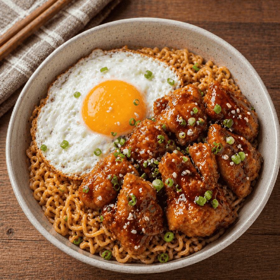 Foto Chicken Indomie Bowl Teriyaki Rice Bowl Boss