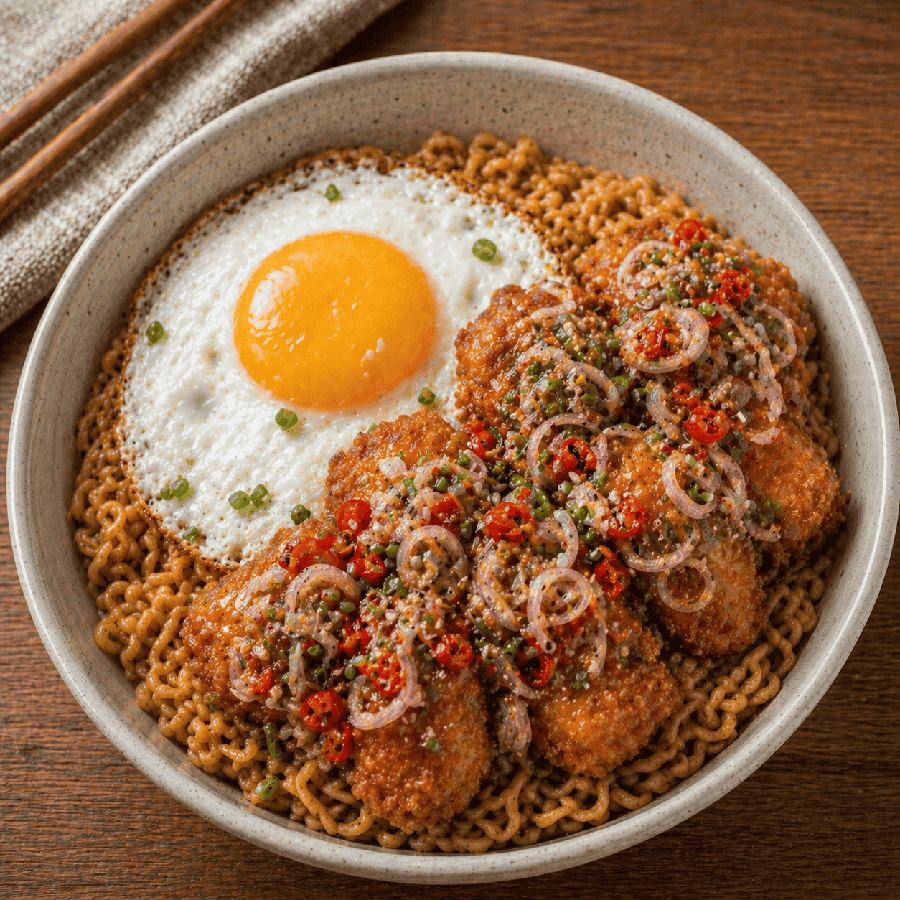 Foto Chicken Indomie Bowl Sambal Matah Rice Bowl Boss