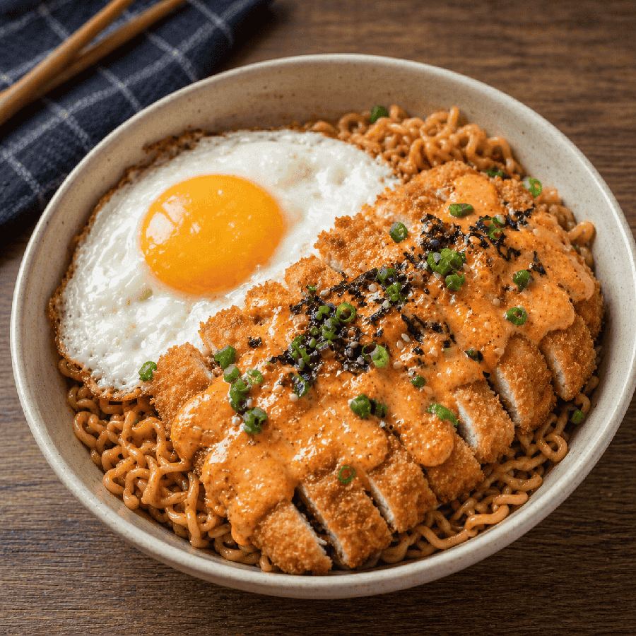 Foto Katsu Indomie Bowl Mentai Rice Bowl Boss