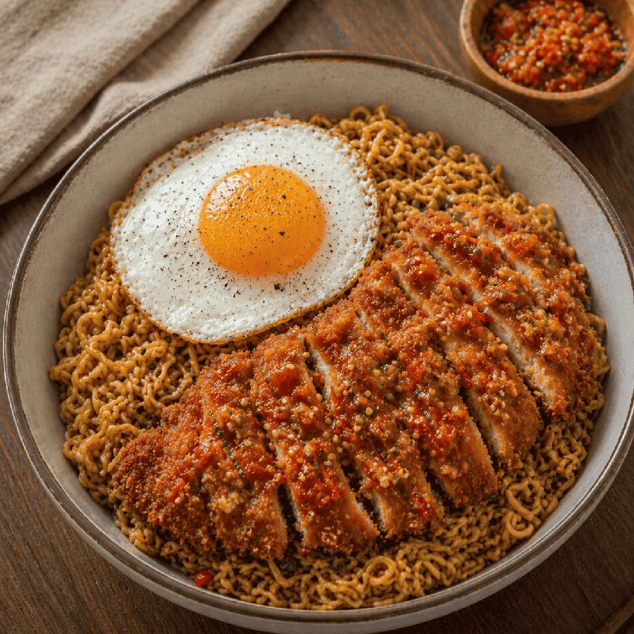 Foto Katsu Indomie Bowl Geprek Rice Bowl Boss