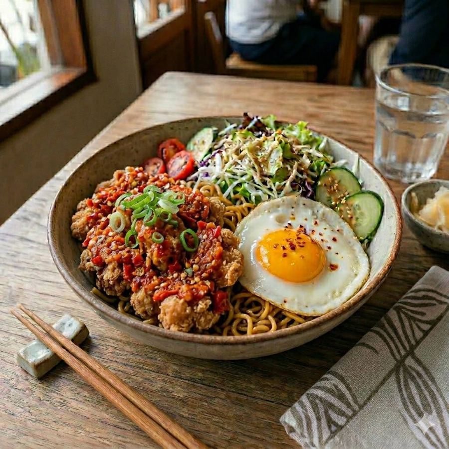 Foto Chicken Indomie Bowl Geprek Rice Bowl Boss