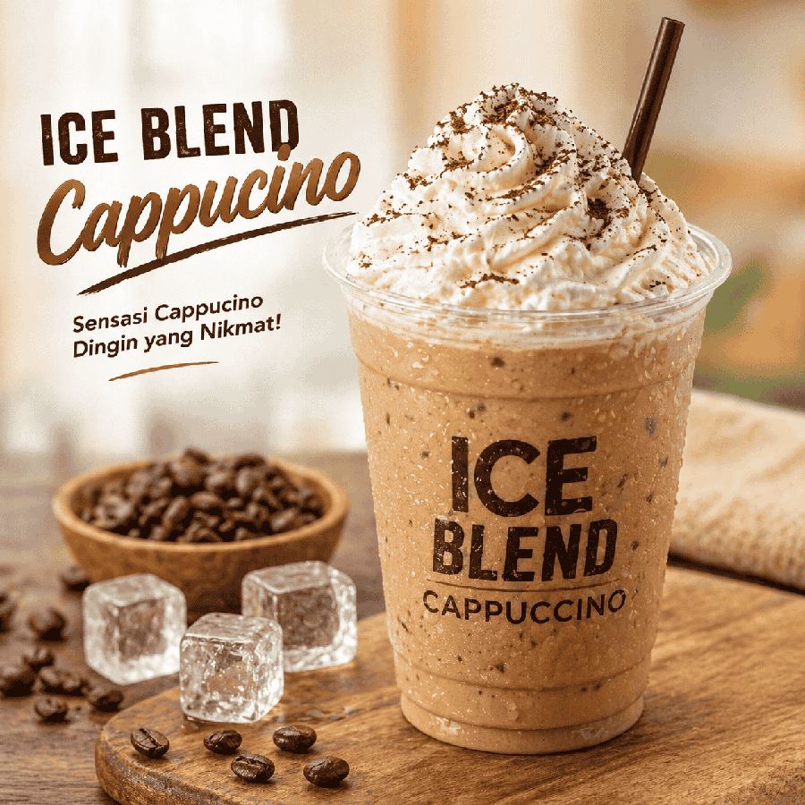 Foto Ice Blend Cappucino Rice Bowl Mantul
