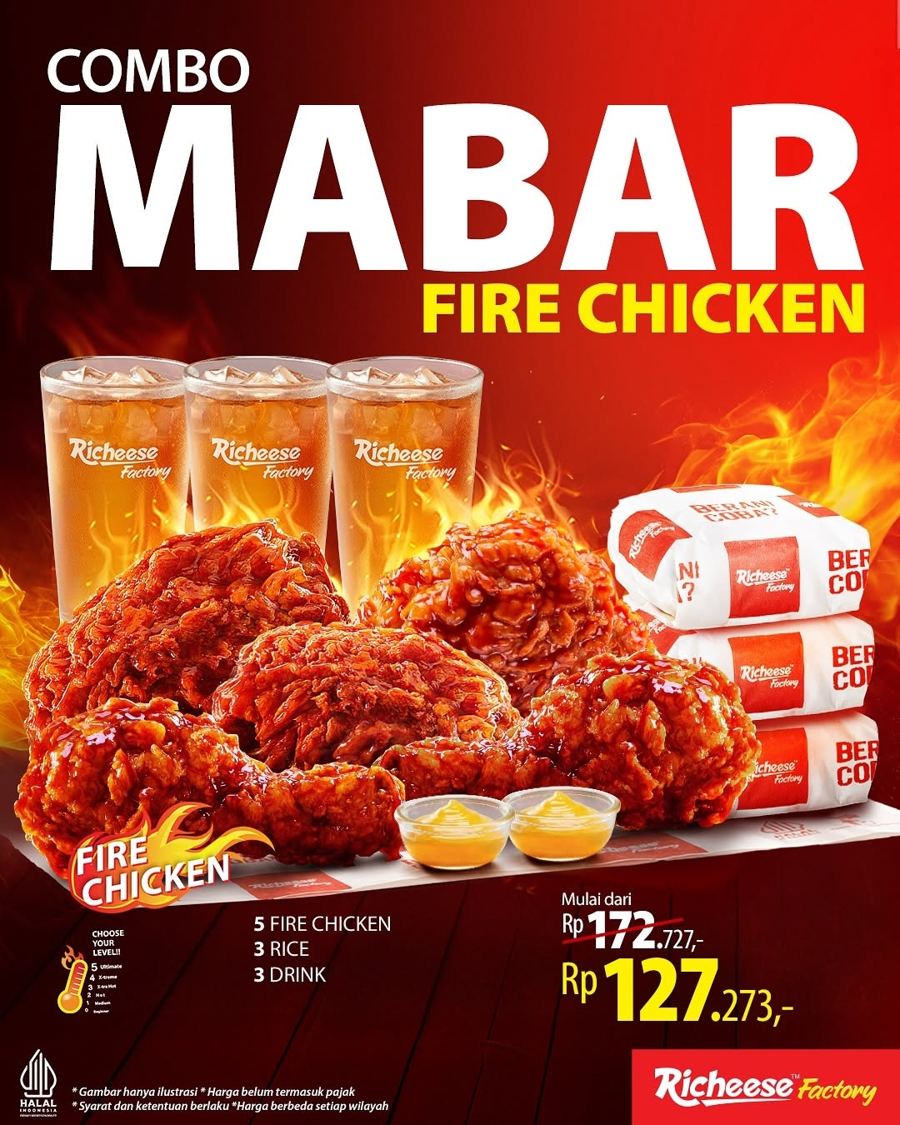 Foto Combo Mabar Fire Chicken