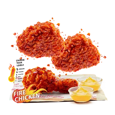 Foto Fire Chicken 3pcs