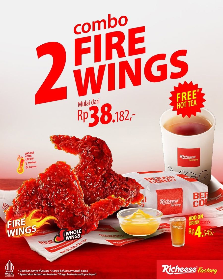 Foto Combo Fire Wings Whole