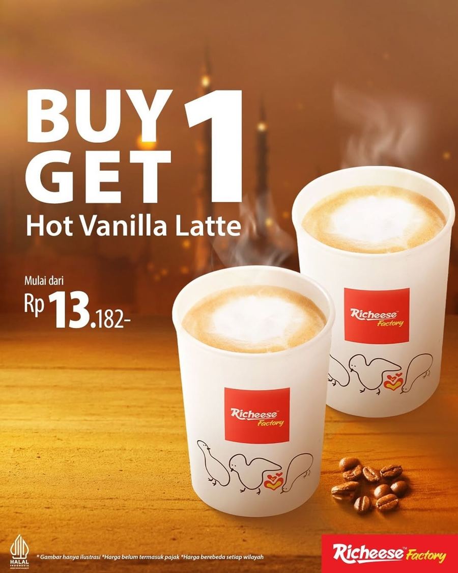 Foto Buy 1 Get 1 Hot Vanilla Latte