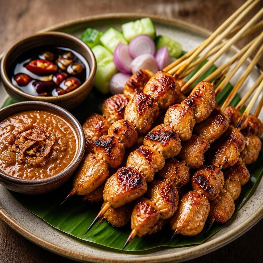 Foto Sate Ayam di RM Bumi Aki
