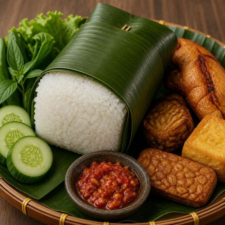 Foto Nasi Timbel di RM Bumi Aki
