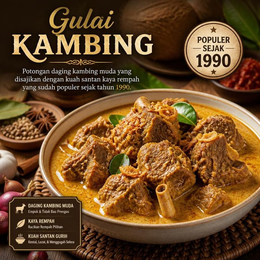 Foto Gulai Kambing di RM Bumi Aki
