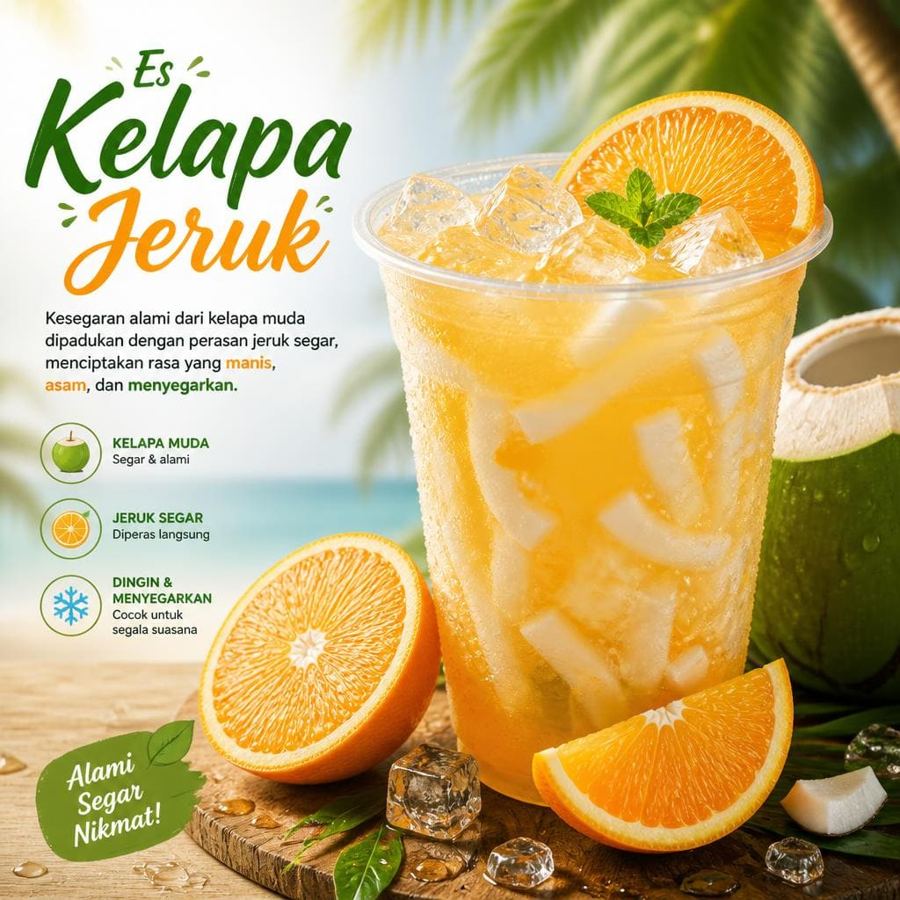 Foto Es Kelapa Jeruk di RM Bumi Aki