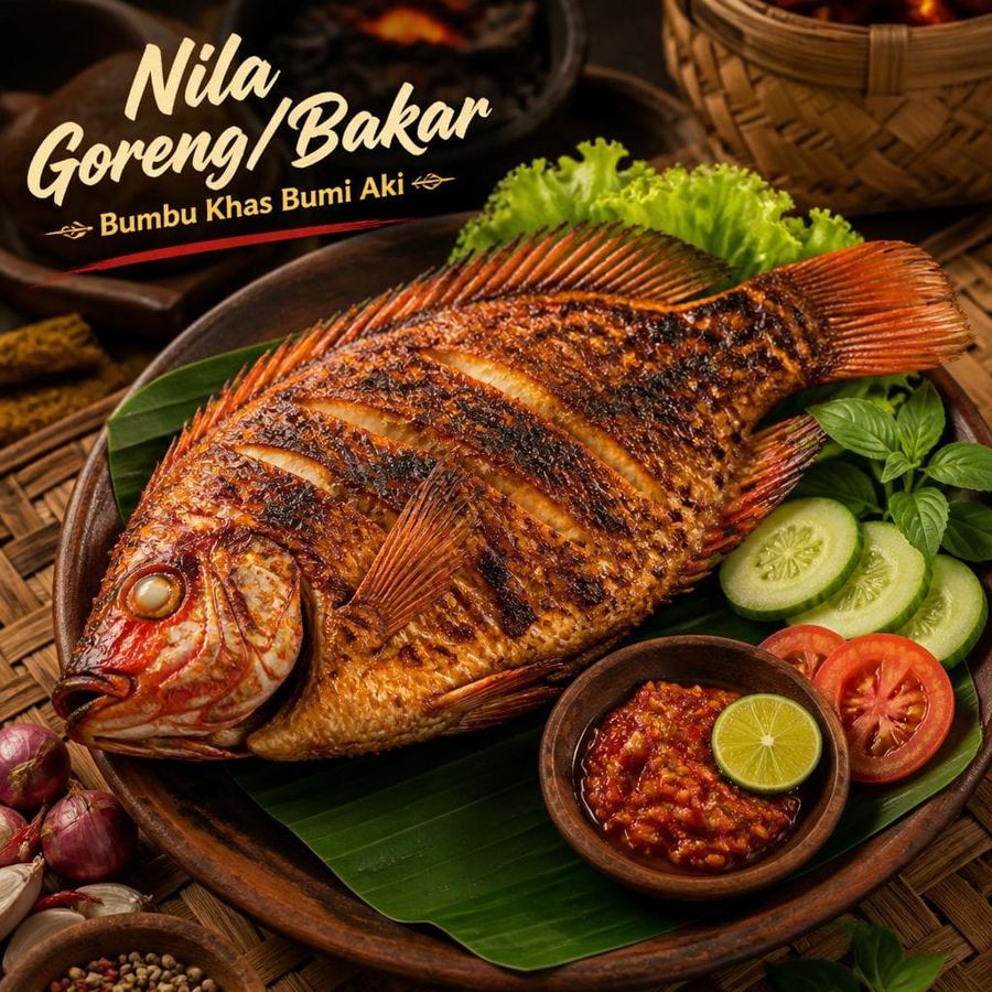 Foto Nila Goreng atau Bakar di RM Bumi Aki