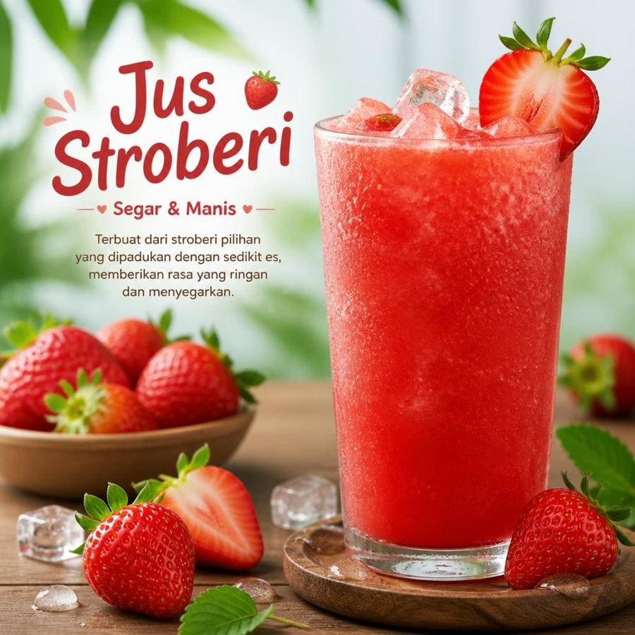 Foto Jus Stroberi di RM Bumi Aki