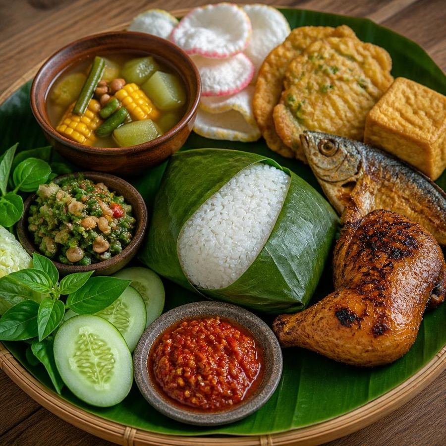 Foto Nasi Timbel Ayam di RM Bumi Aki