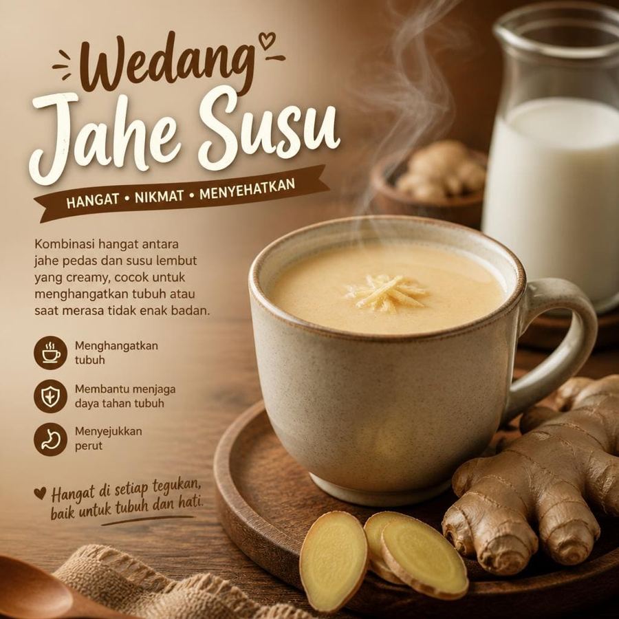Foto Wedang Jahe Susu di RM Bumi Aki