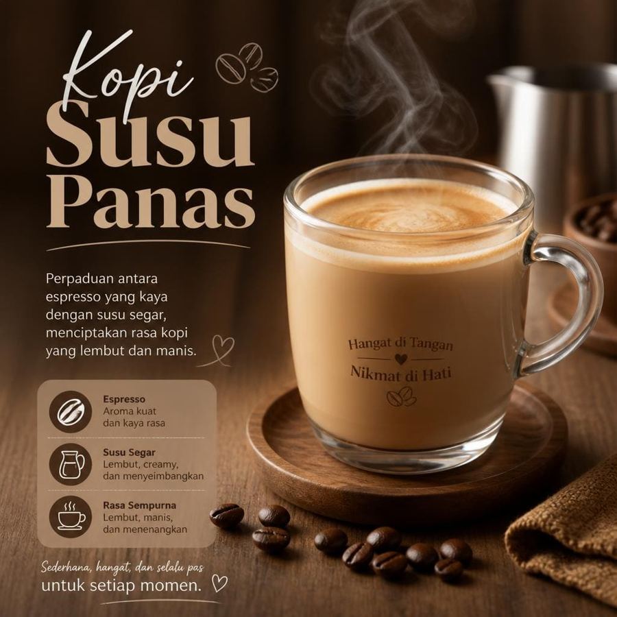 Foto Kopi Susu Panas di RM Bumi Aki