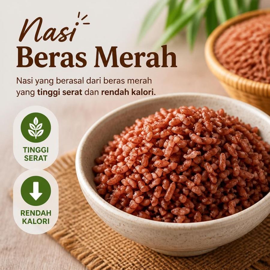 Foto Nasi Beras Merah di RM Bumi Aki
