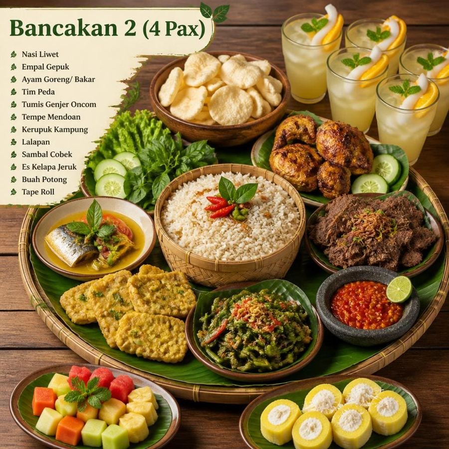 Foto Bancakan 2 untuk 4 Pax di RM Bumi Aki