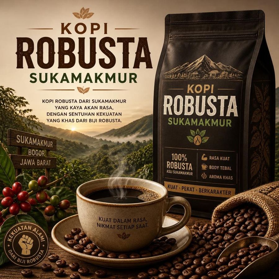 Foto Kopi Robusta Sukamakmur di RM Bumi Aki
