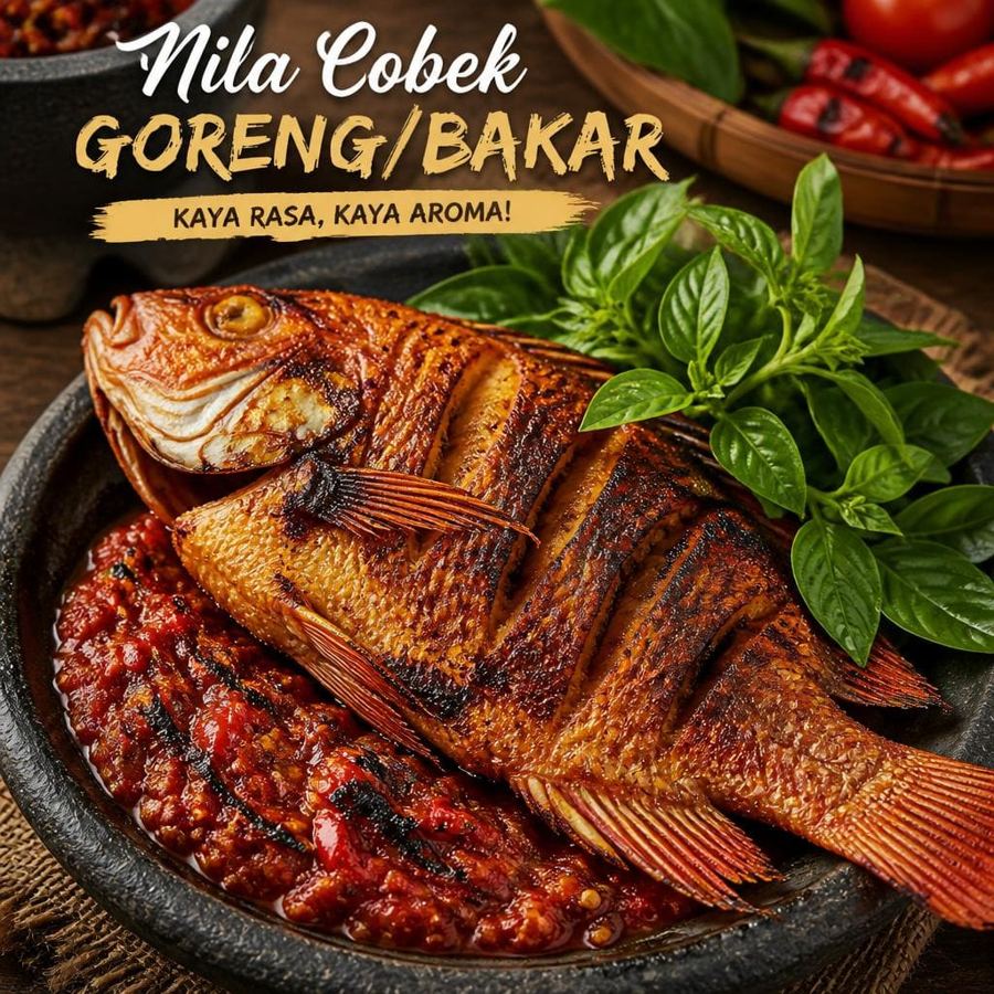 Foto Nila Cobek Goreng atau Bakar di RM Bumi Aki