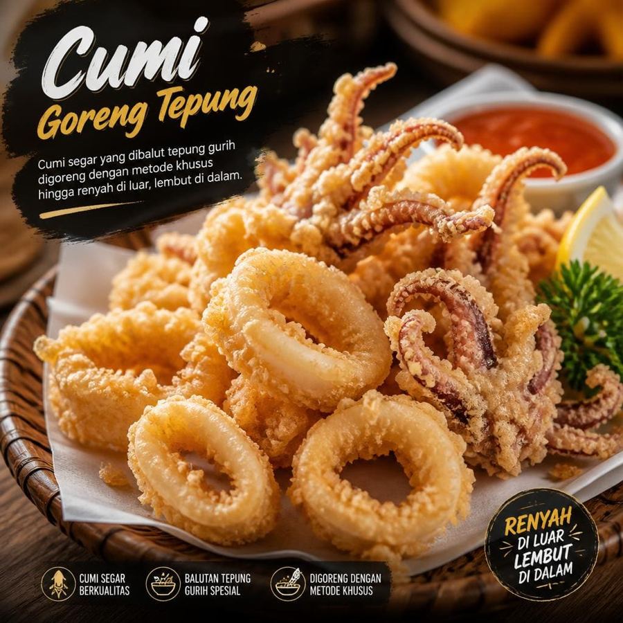 Foto Cumi Goreng Tepung di RM Bumi Aki