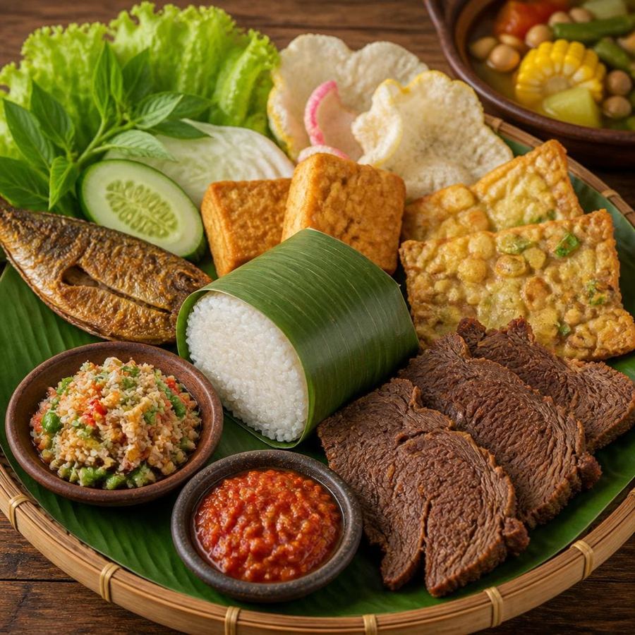 Foto Nasi Timbel Empal di RM Bumi Aki