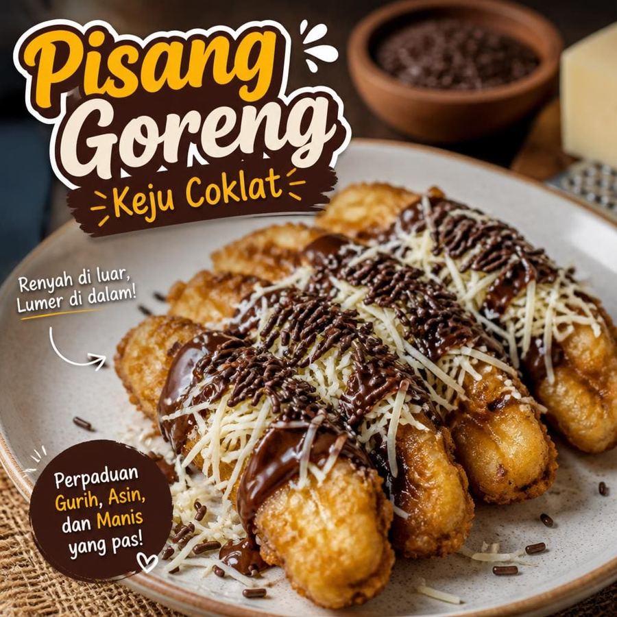 Foto Pisang Goreng Keju Coklat di RM Bumi Aki