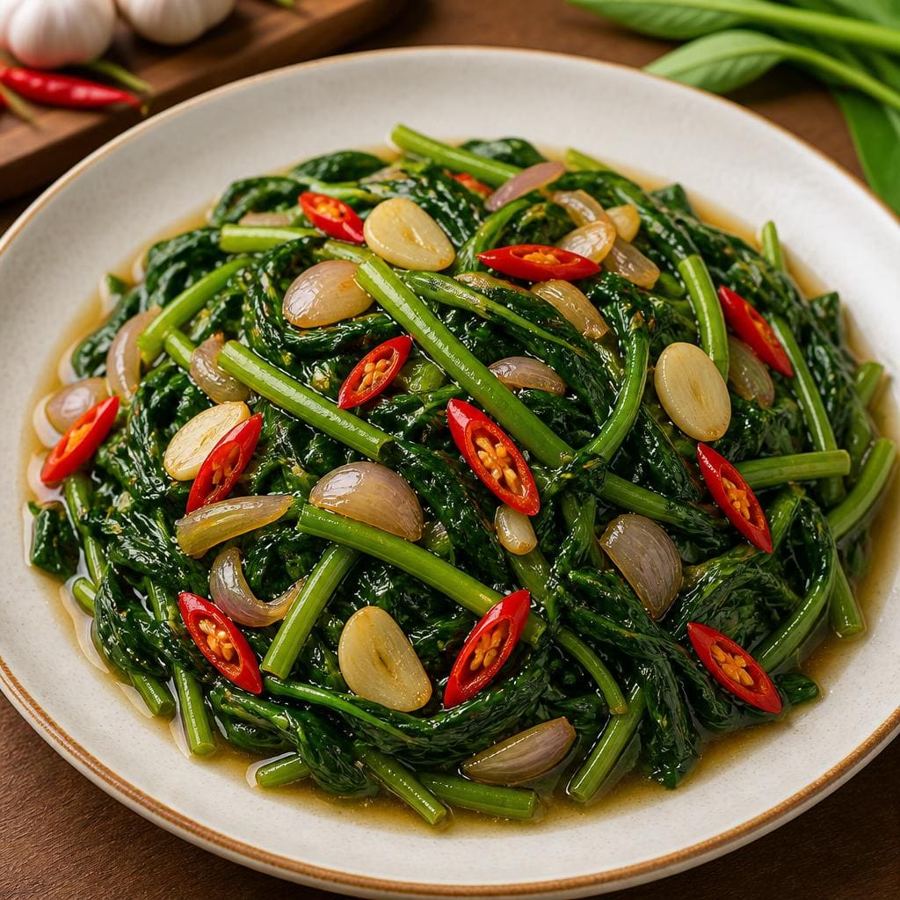 Foto Tumis Kangkung di RM Bumi Aki