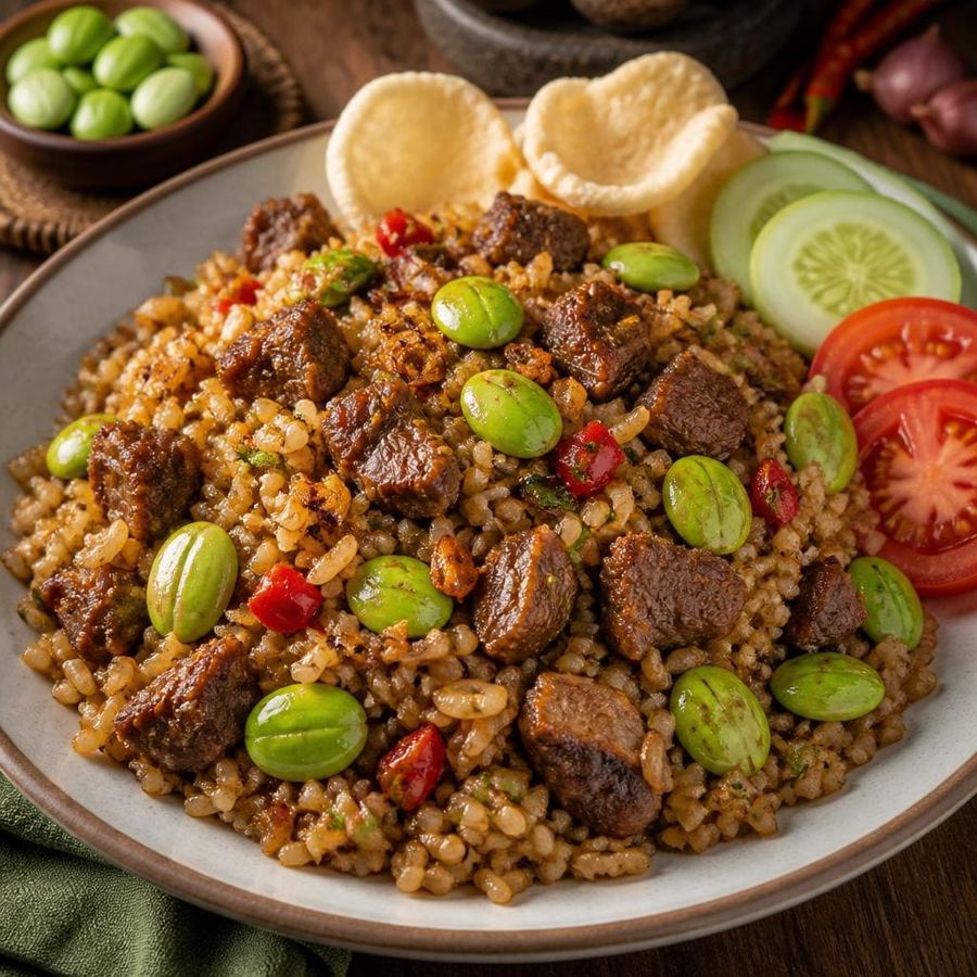 Foto Nasi Goreng Kambing Pete di RM Bumi Aki