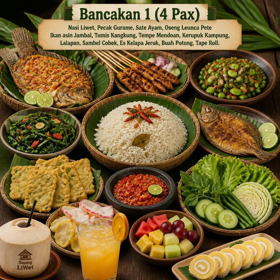 Foto Bancakan 1 untuk 4 Pax di RM Bumi Aki