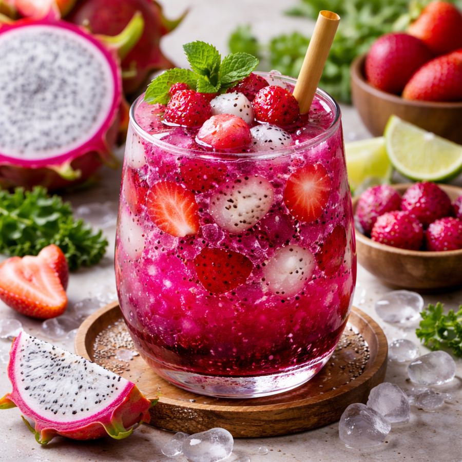 Foto Jus Buah Naga