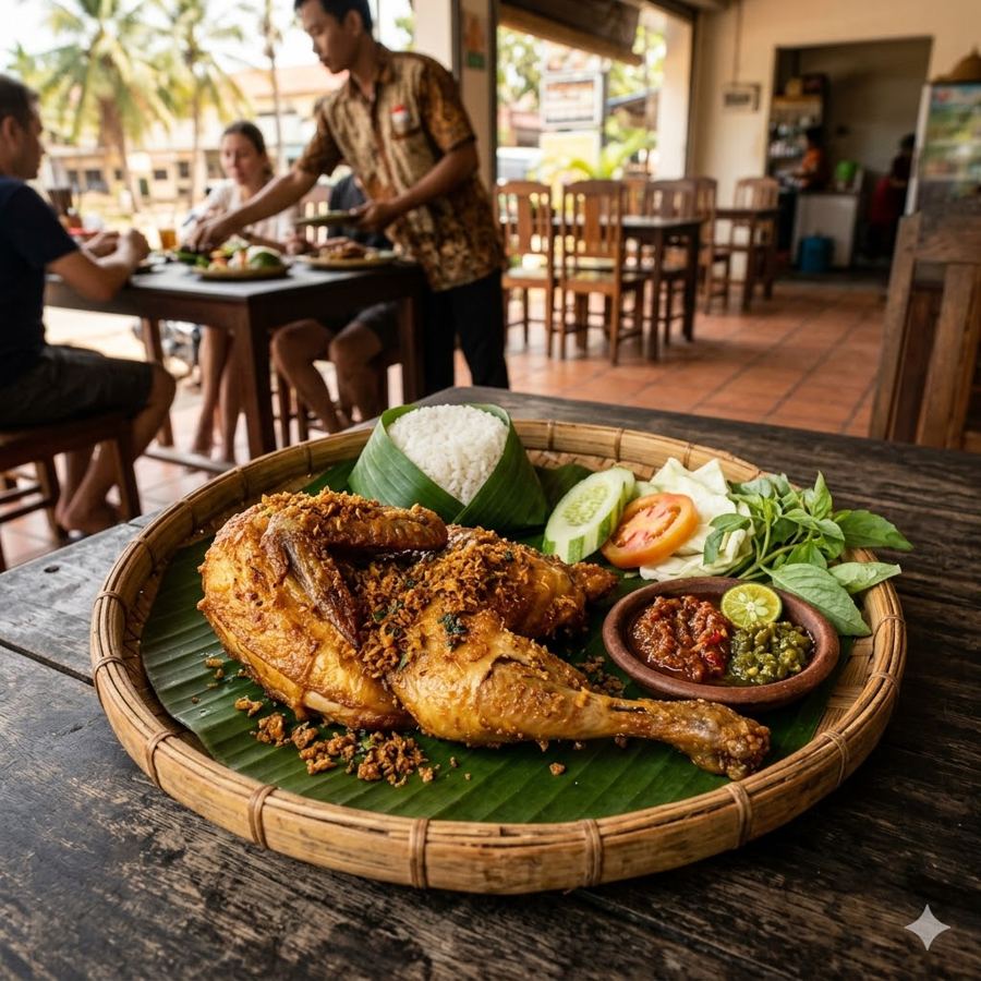Foto Ayam Goreng Setengah
