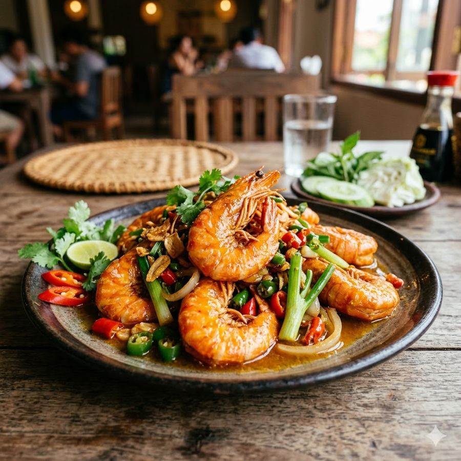 Foto Udang Goreng Mentega