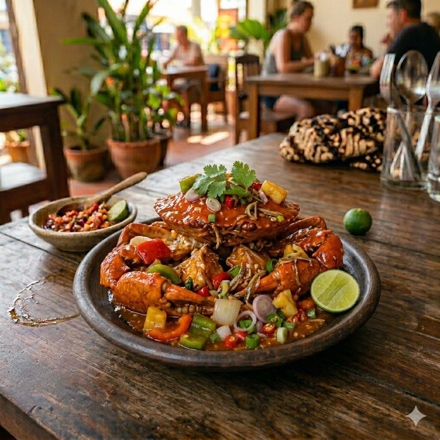 Foto Kepiting Asam Manis Jantan 5 Ons