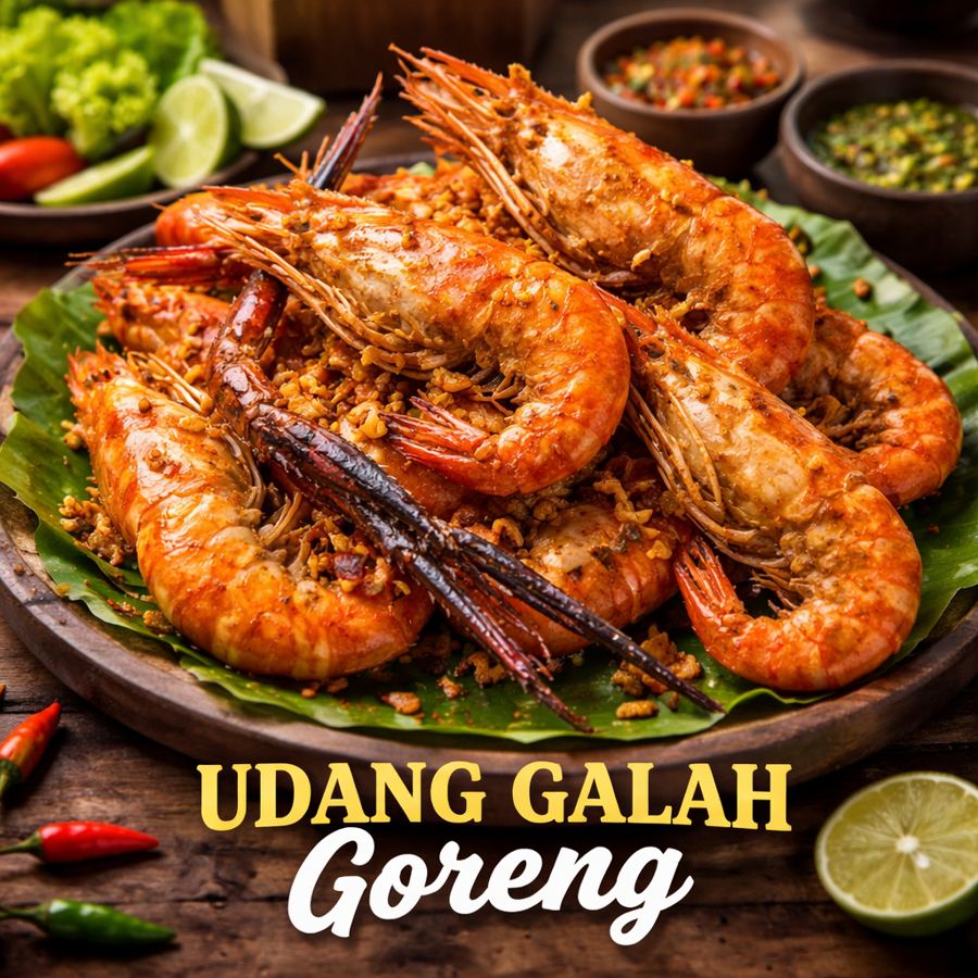Foto Udang Galah Goreng 2,5 Ons