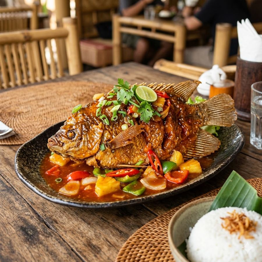 Foto Gurami Asam Manis 9 Ons