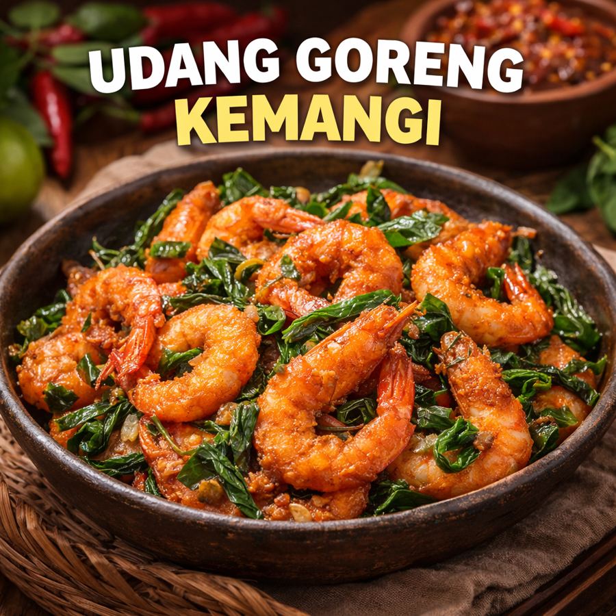 Foto Udang Goreng Kemangi