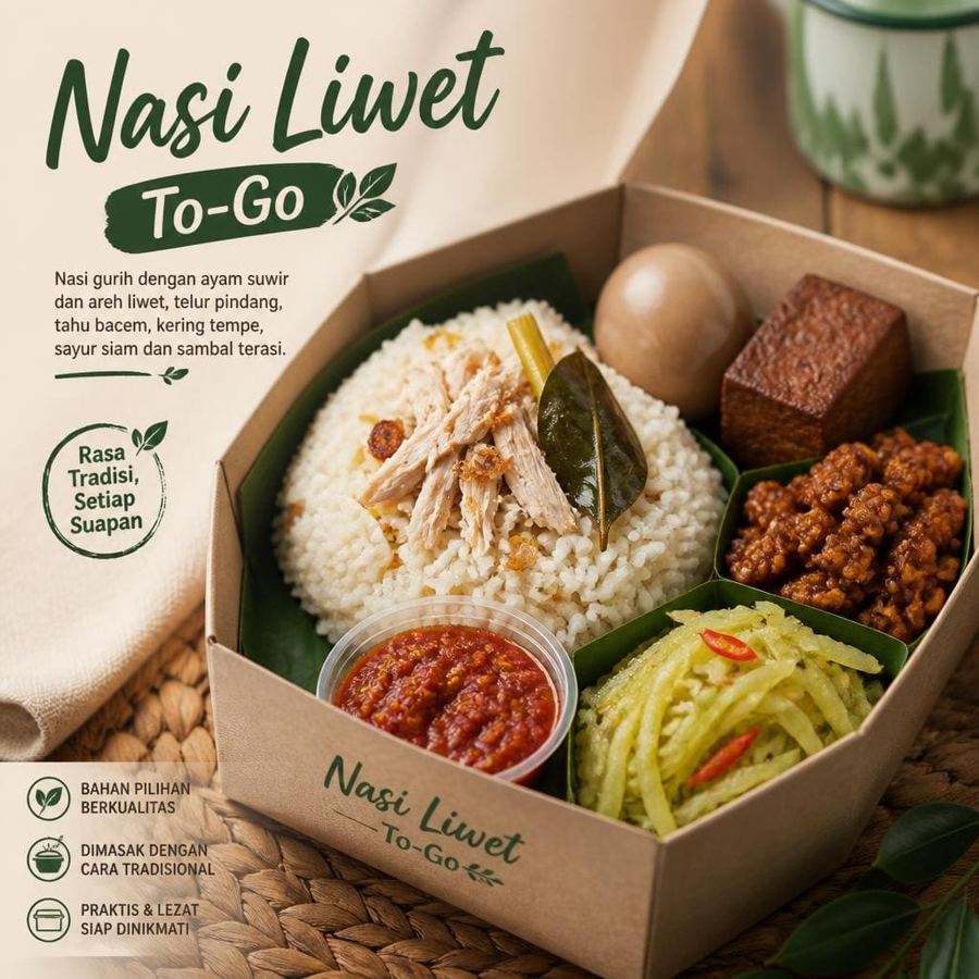 Foto Nasi Liwet To-Go dari Sate Khas Senayan