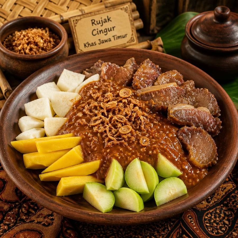 Foto Rujak Cingur dari Sate Khas Senayan