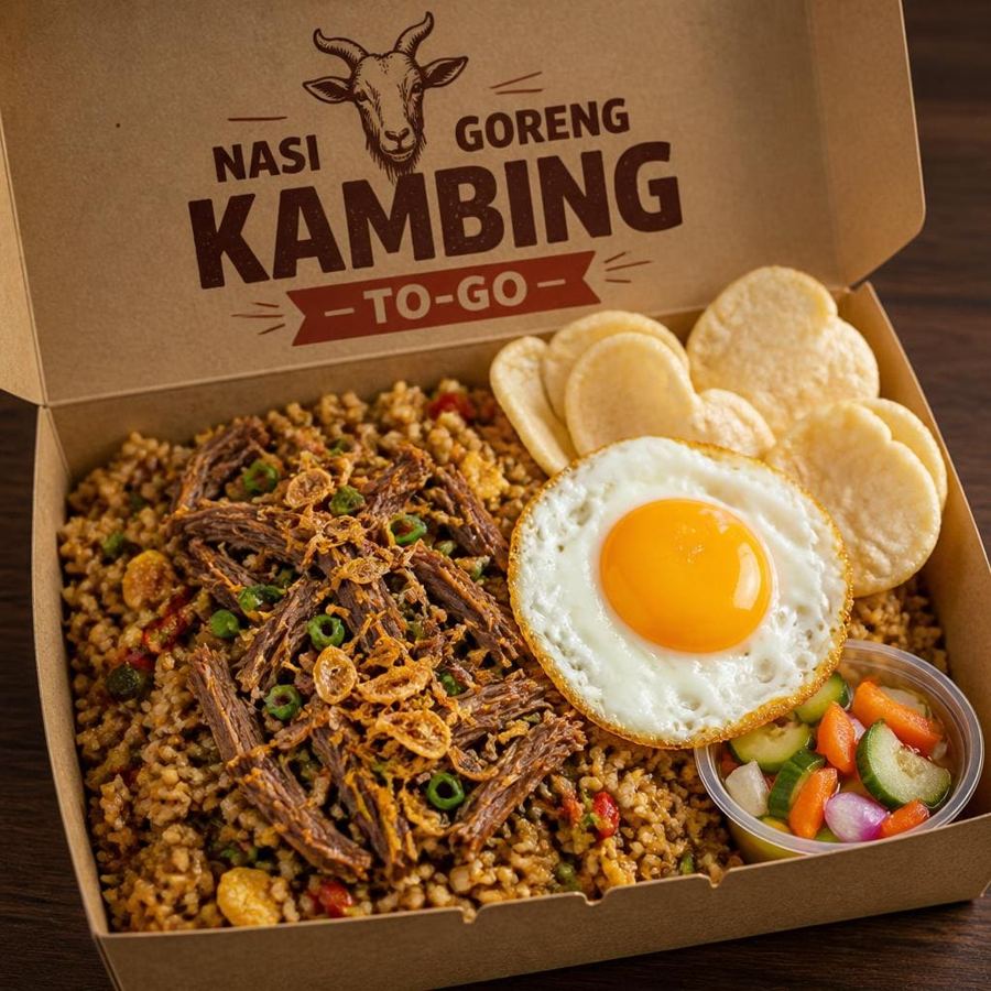 Foto Nasi Goreng Kambing To-Go dari Sate Khas Senayan