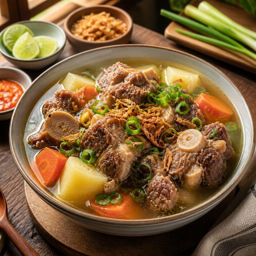 Foto Sop Buntut dari Sate Khas Senayan