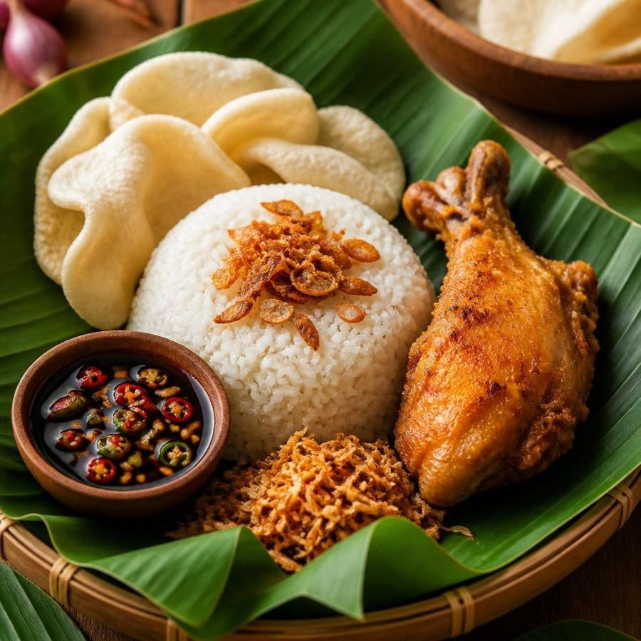 Foto Nasi Uduk dari Sate Khas Senayan