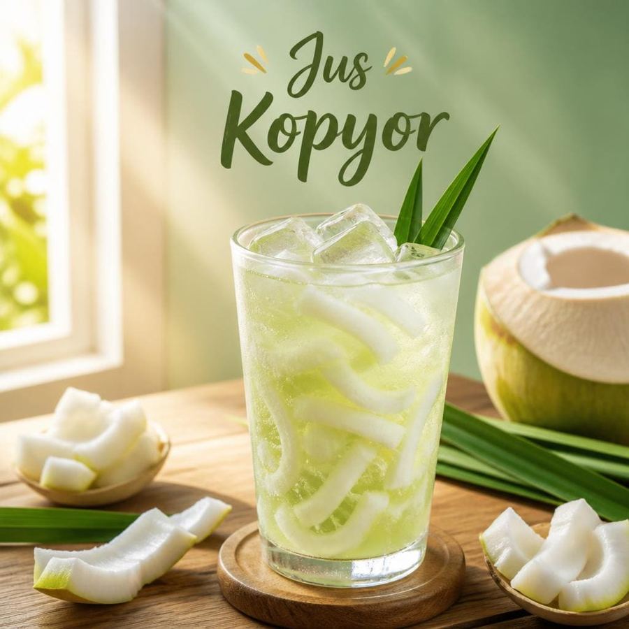 Foto Jus Kopyor dari Sate Khas Senayan