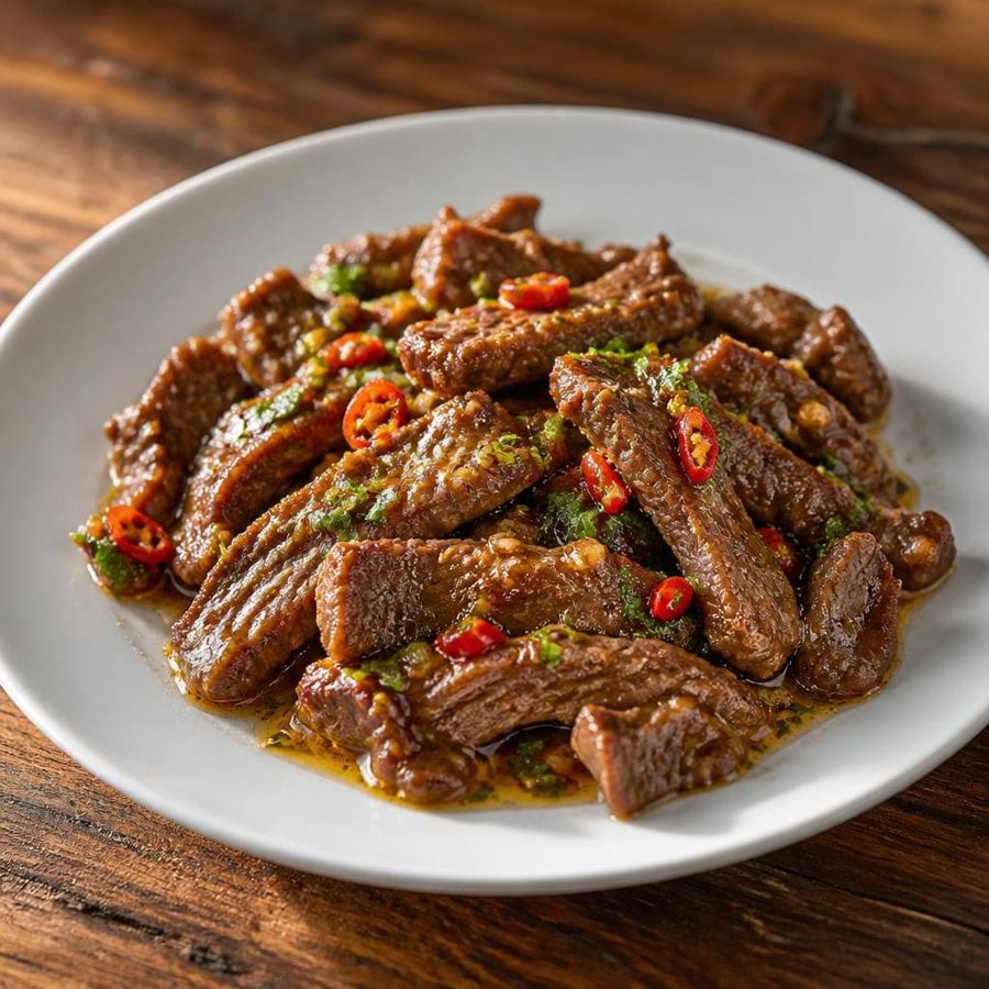 Foto Terik Daging Sapi dari Sate Khas Senayan