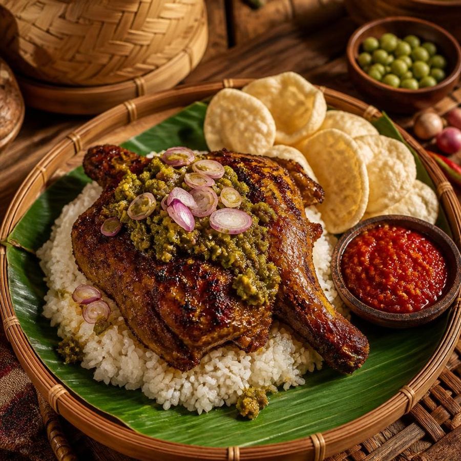Foto Nasi Ayam Bakar Kemiri dari Sate Khas Senayan