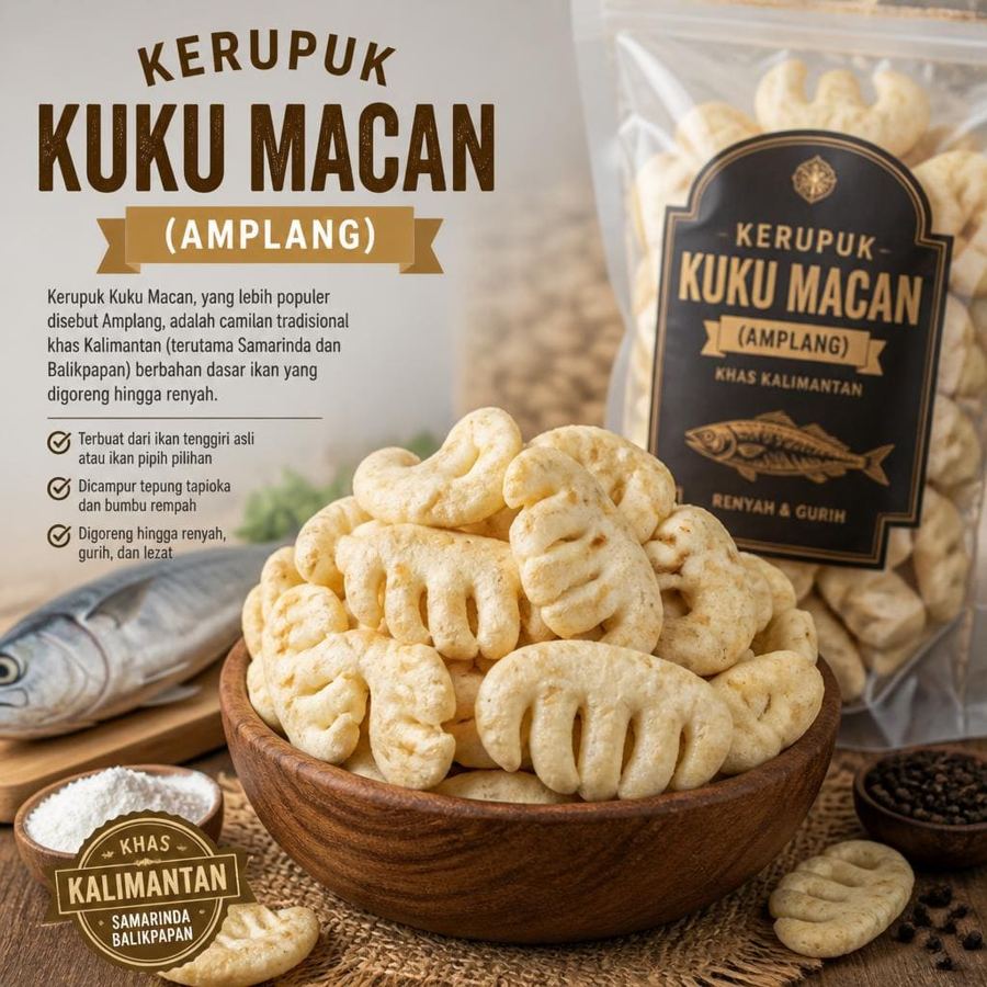 Foto Kerupuk Kuku Macan dari Sate Khas Senayan
